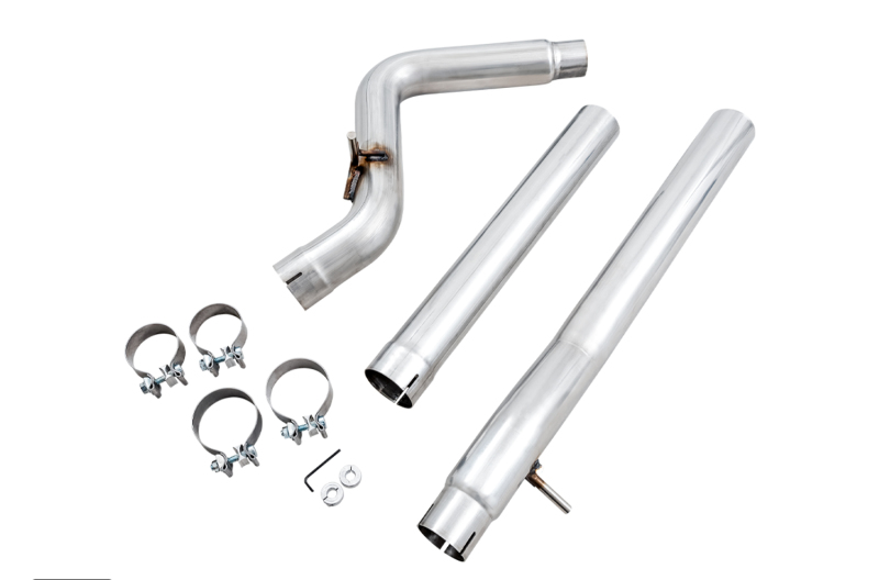 Jeep Wrangler JKU Performance Exhaust - AWE Tuning - Non-Resonated Mid Pipe - `07-`18